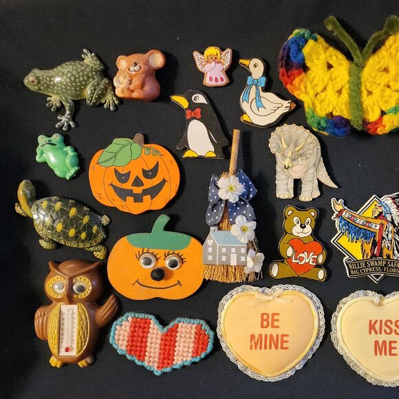 Vintage Kitchen Refrigerator/Fridge Magnets Mixed Lot of 22 - Picture 2 of 16